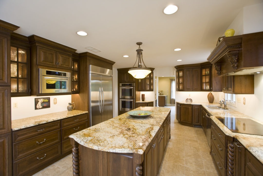 granite in a kitchen